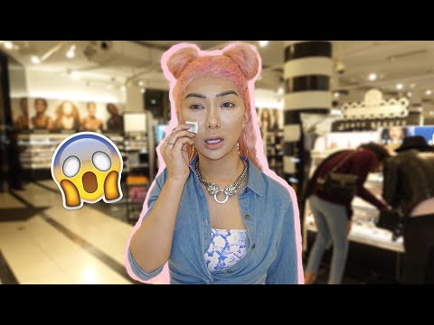 FULL FACE Using Sephora Tester Makeup!? | Nikita Dragun Video