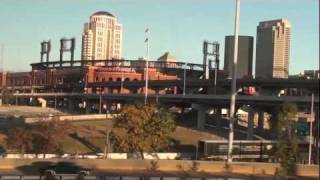 preview picture of video 'Amtrak Texas Eagle #22 Departing St. Louis, MO (North) and Mississippi: 10-28-2010'