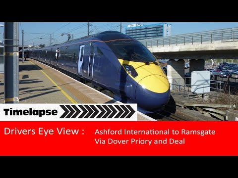 Drivers Eye View (Cab Ride) : Ashford International to Ramsgate via Dover Priory and Deal