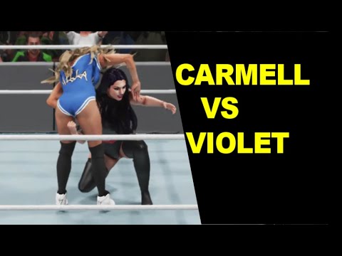 WWE 2K19 Carmella vs Violet - Extreme Rules Match
