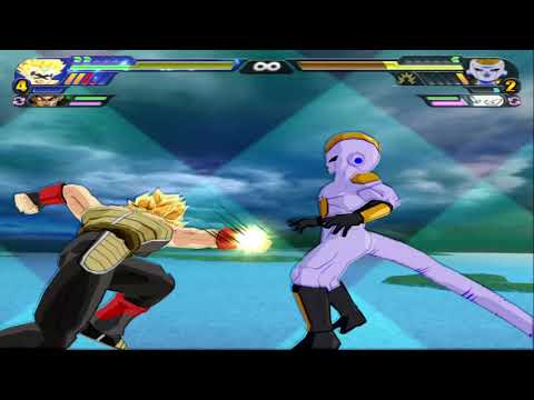 Bardock & Gine Vs  Freeza Family - DBZ BT3 Mods