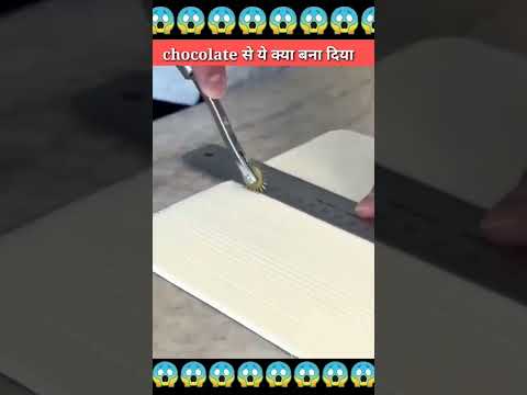 amazing chocolate art 😱