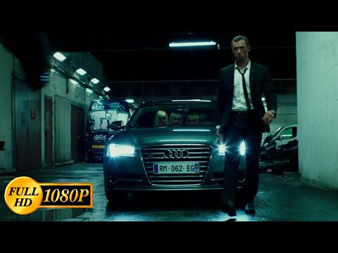 Frank Martin saves three blondes from club security guards / The Transporter Refueled (2015)