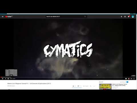 My First Time Using ableton live and i was a noob