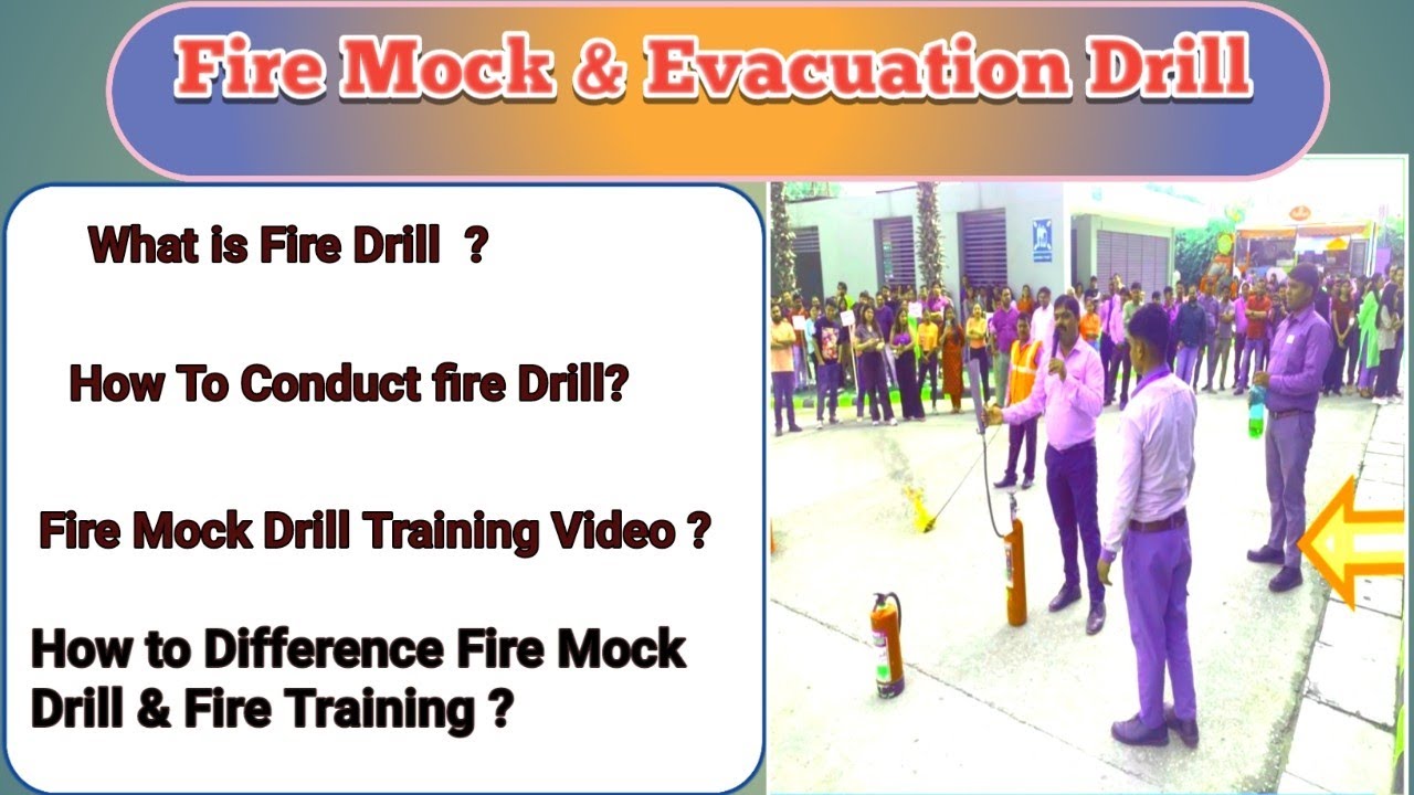 How To Conduct Fire Mock Drill Training Video । Fire Mock Drill।