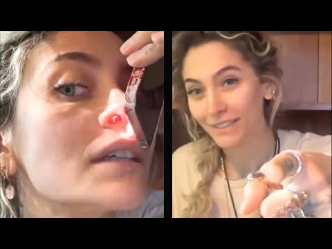 Paris Jackson Reveals Hole in Her Nose From Drug Abuse