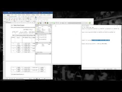 Validation of Lowest and Highest Natural Frequency Using FreeMat