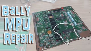 Bally Black Jack Pinball MPU Repair, Keeps Crashing!