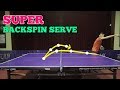 Learning Incredible Ghost Serve (Super Backspin) | MLFM Table Tennis Tutorial