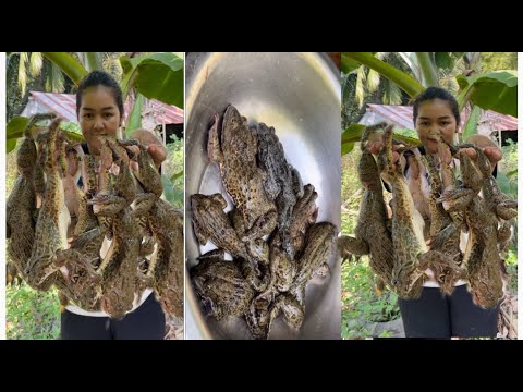 Delicious toad 🐸 frog 🐸 bullfrog cooking recipes yummy with #country style #Food Our
