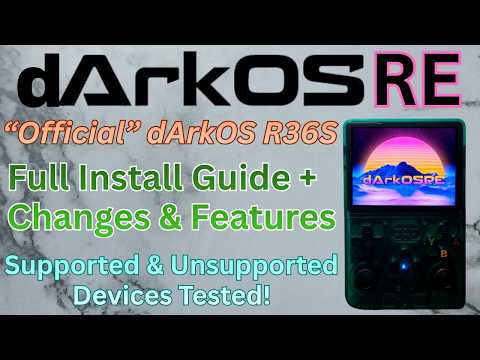 Finally an Official R36S Build of dArkOS with Improvements!? [dArkOS-RE]