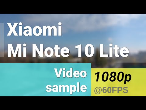 Xiaomi Mi Note 10 Lite 1080p 60fps video sample - 2x zoom