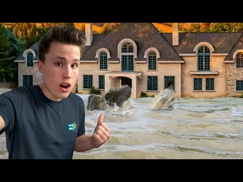 We Found a Flooded MANSION!