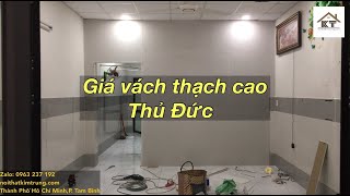Giá vách thạch cao tại Tp Thủ Đức, Tp HCM
