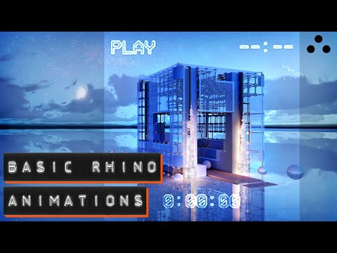 How to Create Rhino Animations (Fly through and Turntable)