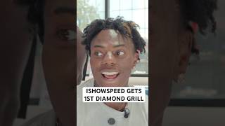 #iShowSpeed gets 1st diamond grill? 😱 #johnnydang #streamer #hiphopnews #houston #shorts