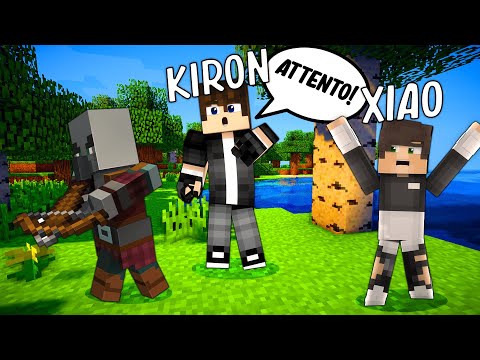 ATTACCATI DAI PILLAGERS - Minecraft Vanilla Strana Ep.1 w/Kiron
