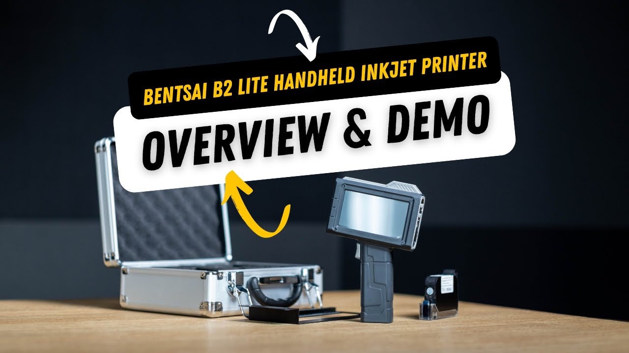 Bentsai B2 Lite Handheld Inkjet Printer   Overview & Demo