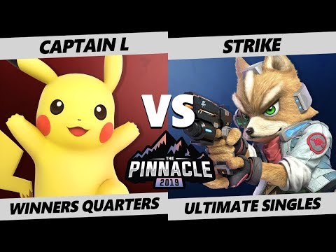 Pinnacle 2019 SSBU - TGS | Captain L (Pikachu) Vs Strike (Fox) Smash Ultimate Tournament W Quarters