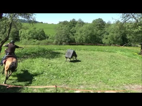 Native american horseback archery and turkish horseback archery