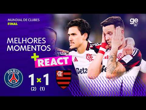Gols e lances de PSG x Flamengo
