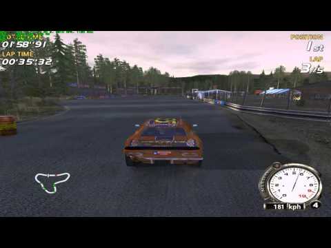 FlatOut Walkthrough Part 22 - Gold: WoodLand Challenge