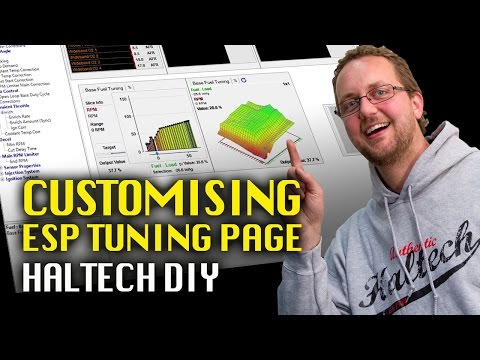 How to customise your ESP Tuning Page - Haltech DIY