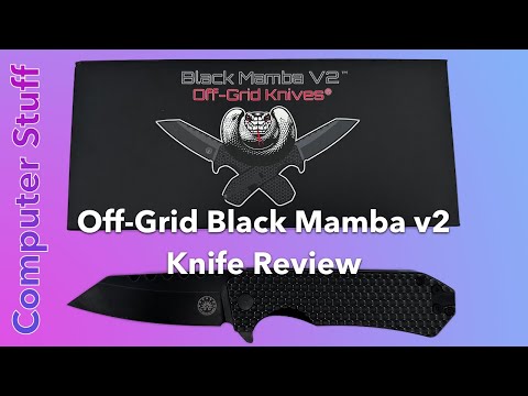 Off-Grid Black Mamba v2 Knife Review vs James Brand Barnes