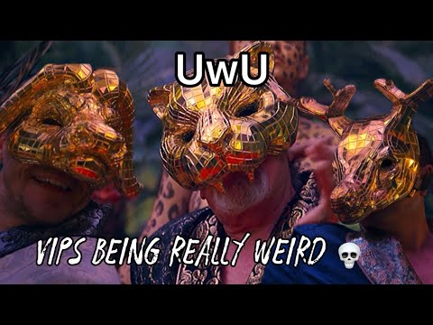 The VIPs being really weird in Squid Game