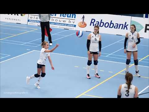 171223 Sliedrecht Sport Dames 1 - Springendal/Set-Up'65 Dames 1 (Foto's: Ron de Groot)