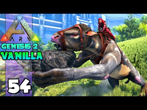 DOMANDO CHALICOTÉRIO E SUAS HABILIDADES!!! ARK: Survival Evolved GENESIS 2 (VANILLA) 54