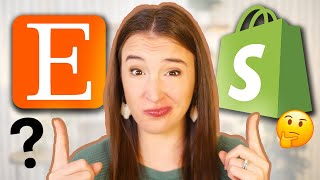 SHOPIFY vs ETSY- Which platform should you sell on? 🧐