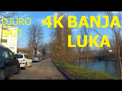 Tržnička, Milan Rakić, Sava Kovačević and Rada Vranješević streets, Banja Luka 4k, March 2023