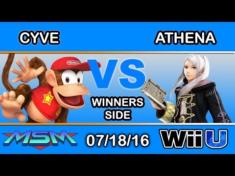 MSM 58 - CYVE (Diddy Kong) Vs. SG | Athena (Robin) Winners Side - Smash Wii U