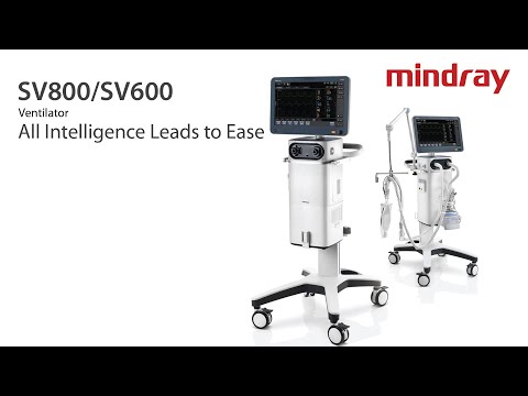 Mindray SV600 ICU Ventilator Video