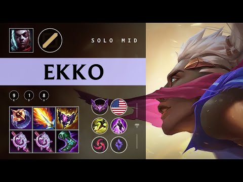Ekko Mid vs Malzahar - NA Master Patch 25.24