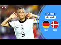 Duitsland veegt Denemarken van de mat | Samenvatting Duitsland - Denemarken | EK 2022