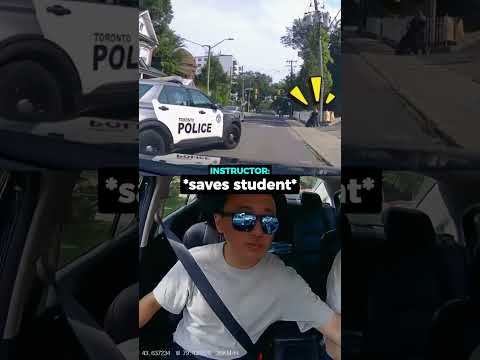 Driving Instructor Saves Student From Reckless Cop...
