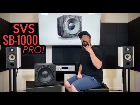 SVS SB-1000 PRO Subwoofer Review! It's smaller than you think & it'll have more bass than you think.