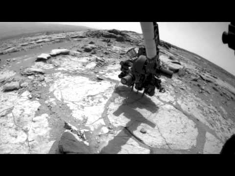 Curiosity drills into its second rock, sol 279