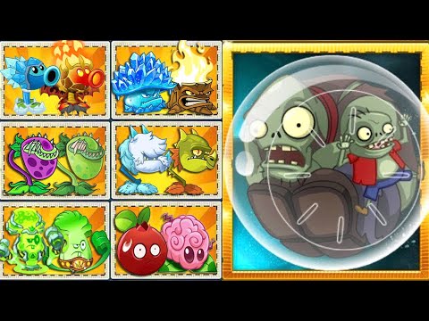 Random 30 Team Plants Vs Hamster Ball Gargantuar Zombie LEVEL 10 - Pvz 2 Challenge 