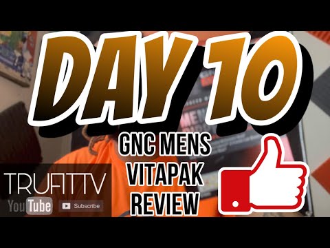GNC Mens Ripped VitaPak - Review - TruFitTV - Day 10