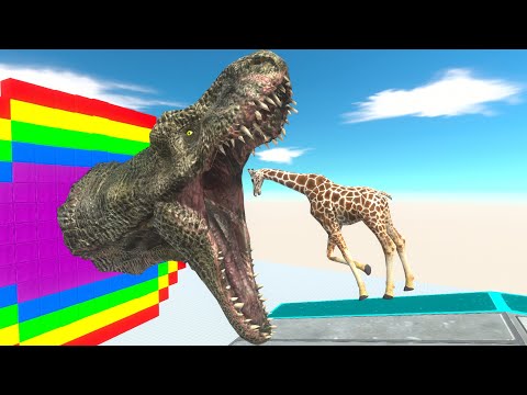 Dinosaur Head vs All Units - Animal Revolt Battle Simulator