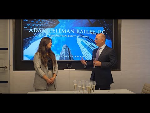 Adam Leitman Bailey, P.C. Celebrates Nurie Metodieva Passing the Bar testimonial video thumbnail