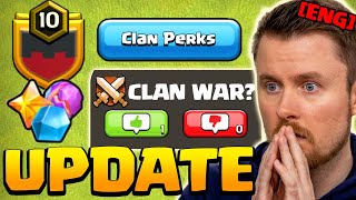 CLAN PERK REWORK and ORE MULTIPLIER in the UPDATE Sneak Peak #1 (Clash of Clans)