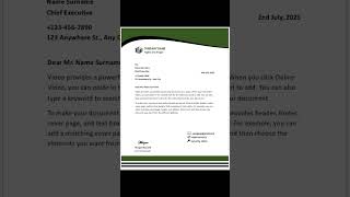 Download lagu A4 Letterhead Template #letterhead mp3