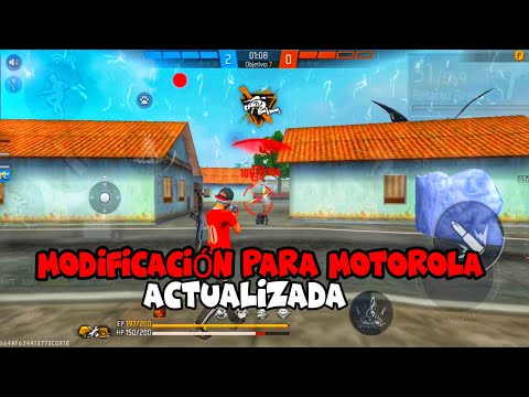 🔥 MODIFICACION PARA MOTOROLA DARAS TODO ROJO🤯 EN FREE FIRE ✅
