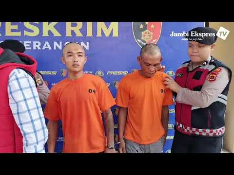 MELAWAN SAAT DITANGKAP, DUA PERAMPOK MERANGIN KENA DOR