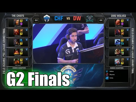 Dire Wolves vs Chiefs | Game 2 Grand Finals Oceanic Pro League Spring 2015 | DW vs CHF G2