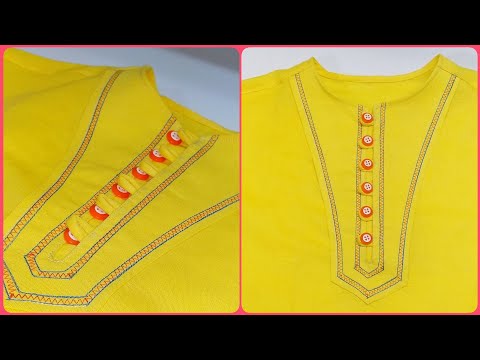 Kurta neck design  कुर्ते की डिजाइन Video
